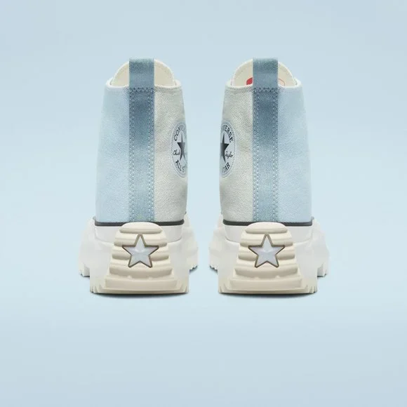 Converse Summer Denim Run Star Hike Blue Mens 9 Unisex Casual Lifestyle … - Picture 5 of 12